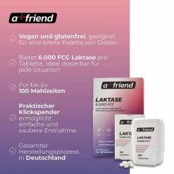 A Friend Laktase 6.000 FCC bei Laktoseintol.Tabletten , 100 St><noscript><img width=