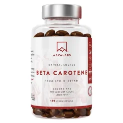 Aavalabs Beta Carotin Vitamin A vegan Weichkapseln, 180 St