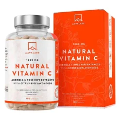 Aavalabs Vitamin C Acerola Camu-Camu Hagebutte Kps, 180 St> Vitamin C (Ascorbinsäure)