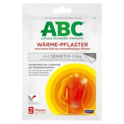 ABC Wärme-Pflaster sensitive-Vlies Hansaplast med, 2 St