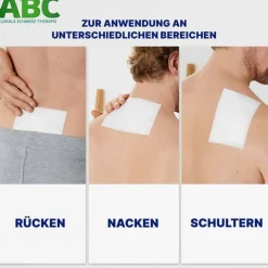 ABC Wärme-Pflaster sensitive-Vlies Hansaplast med, 2 St