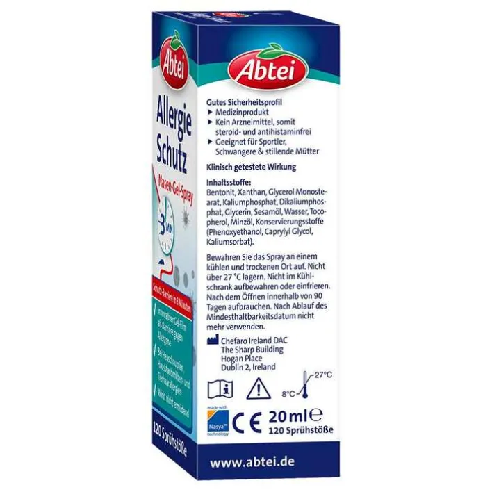 Abtei Allergie Schutz Nasen-Gel-Spray, 20 ml> Nasenspray Allergie