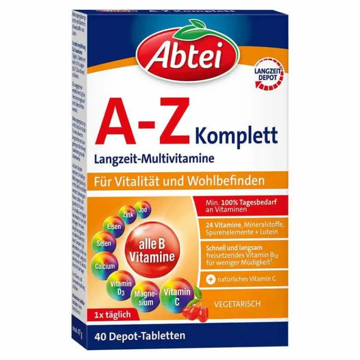 Abtei A-Z Komplett Tabletten, 40 St