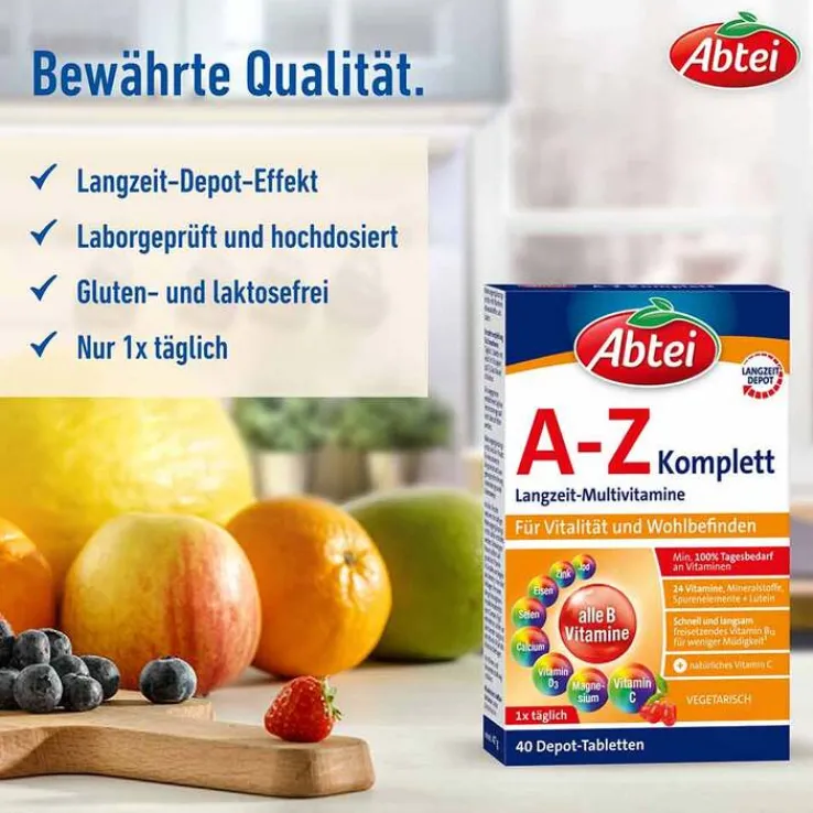 Abtei A-Z Komplett Tabletten, 40 St