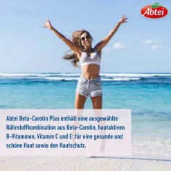 Abtei Beta-Carotin Plus Hautaktive B-Vitamine Kapseln , 50 St> Carotin