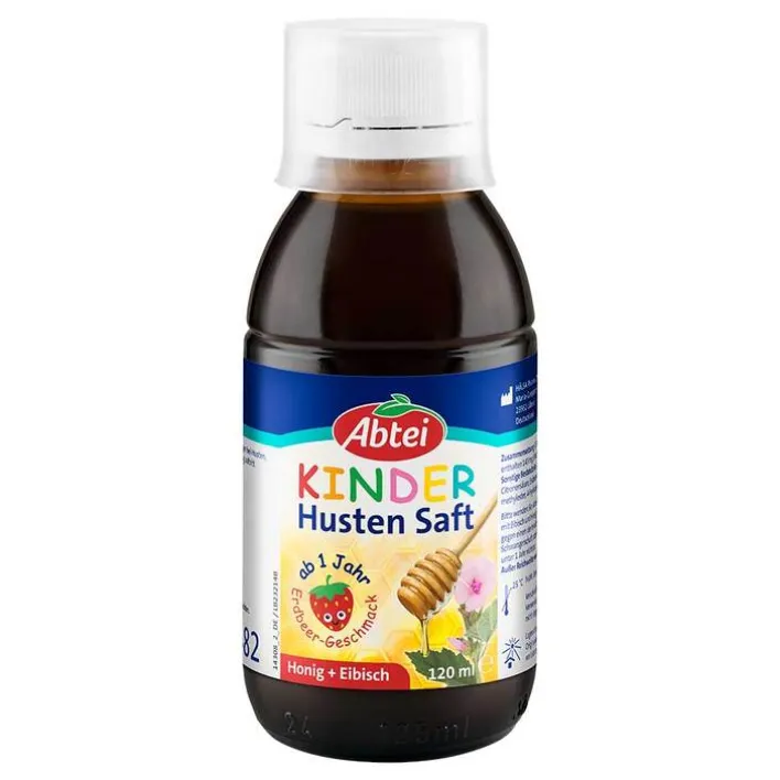 Abtei Kinder Husten Saft Eibisch und Honig, 120 ml>Kinder Hustensaft Kinder|Hustenstiller