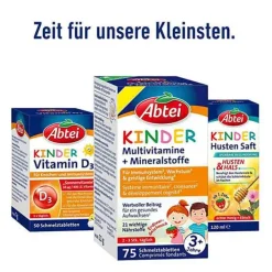 Abtei Kinder Multivitamin + Mineralst.DACH Schmelztab., 75 St><noscript><img width=