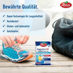 Abtei Magnesium 400 + Kalium Tabletten, 30 St><noscript><img width=