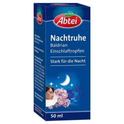 Abtei Nachtruhe Baldrian Einschlaftropfen, 50 ml> Baldrian|Beruhigungsmittel