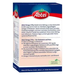 Abtei Omega-3 Plus Kapseln , 60 St> Omega 3 Kapseln