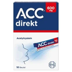 ACC direkt 600 mg Pulver zum Einnehmen im Beutel, 10 St> Hustenlöser