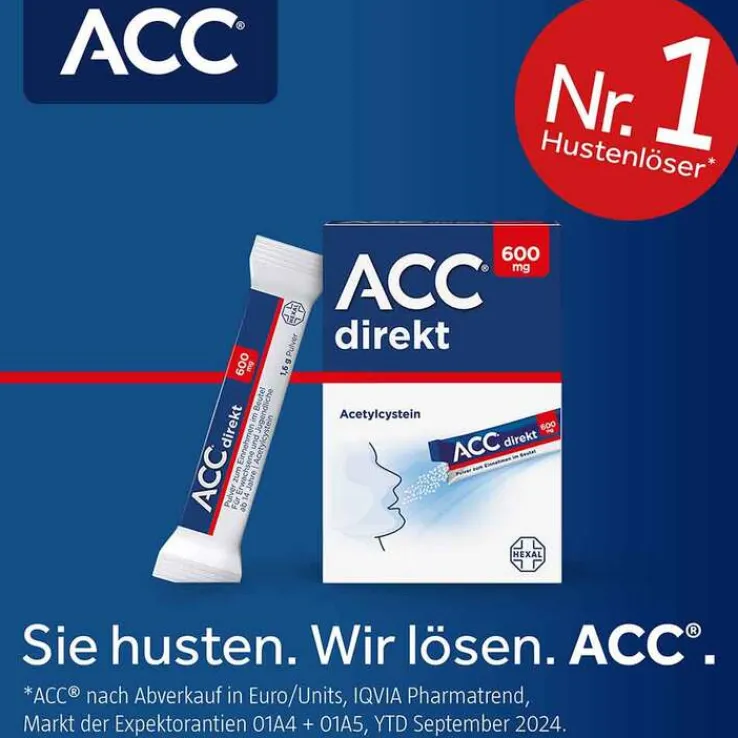 ACC direkt 600 mg Pulver zum Einnehmen im Beutel, 20 St