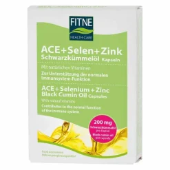 Fitne ACE + Schwarzkümmelöl Kapseln, 60 St> Zink|Selen