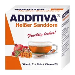 Additiva Heißer Sanddorn Pulver, 100 g> Zink|Vitamin D (Colecalciferol)