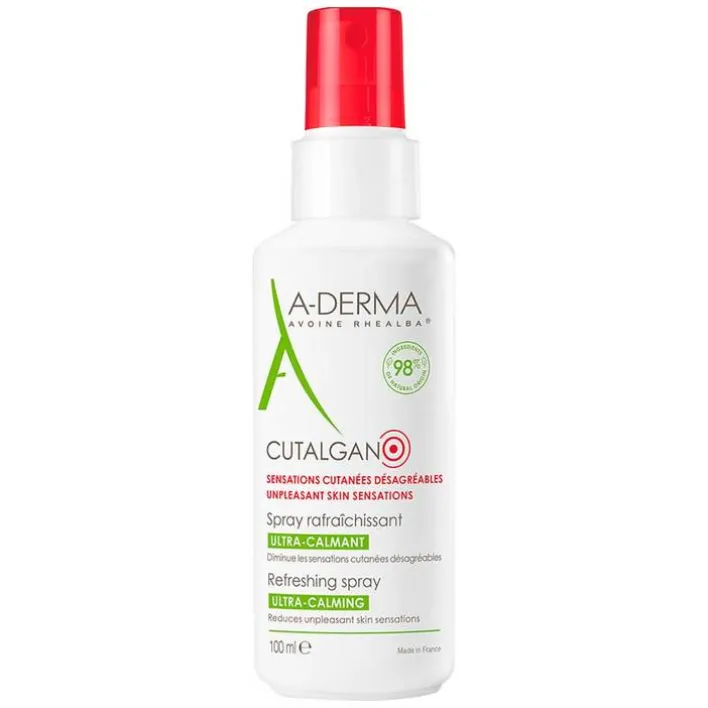 A-Derma Cutalgan erfrischendes Spray, 100 ml> Psoriasis Pflegemittel|Neurodermitis Basispflege