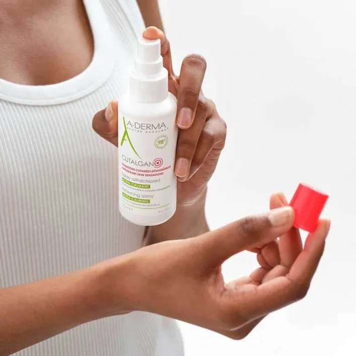 A-Derma Cutalgan erfrischendes Spray, 100 ml> Psoriasis Pflegemittel|Neurodermitis Basispflege