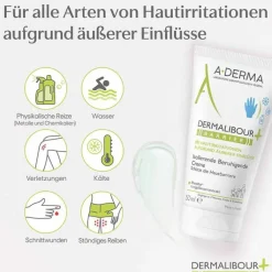 A-Derma Dermalibour + Barrier isolierende Creme, 50 ml