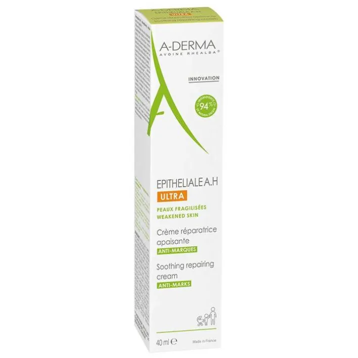 A-Derma Epitheliale A.H Ultra Creme, 40 ml> Trockene & Sensible Haut|Empfindliche Haut