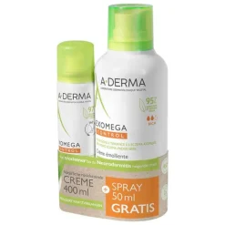 A-Derma Exomega Control Creme + Spray Promo-Kit, 1 St