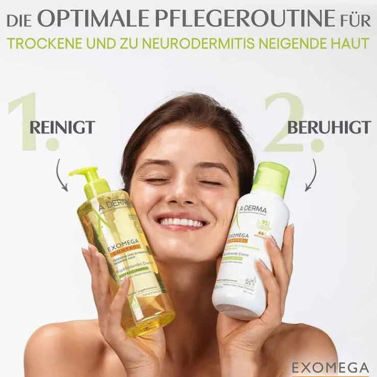 A-Derma Exomega Control Duschöl rückfettend, 750 ml
