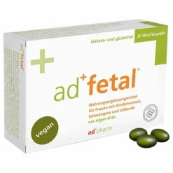 Adfetal Weichkapseln, 30 St> Schwangerschaft|Nahrungsergänzung