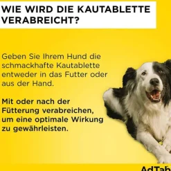 AdTab™ Kautabletten für extra große Hunde 900 mg 22 bis 45 kg, 3 St