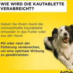 Adtab ™ Kautabletten für große Hunde 450 mg 11 bis 22 kg, 3 St><noscript><img width=