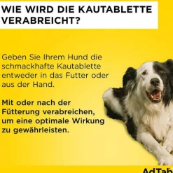 Adtab ™ Kautabletten für kleine Hunde 112 mg 2,5 bis 5,5 kg, 3 St><noscript><img width=
