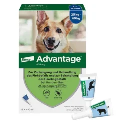 Advantage 400 für Hunde ab 25 kg, 1X4 St