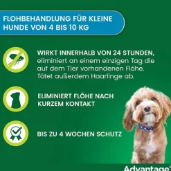 Advantage 100 für Hunde von 4-10 kg, 4 St