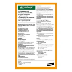 Advantage 40 für kleine Katzen und Zierkaninchen unter 4 kg, 4X0.4 ml