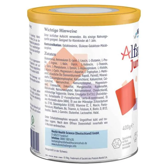 Alfamino Junior ab 1 Jahr Pulver, 400 g> Spezialnahrung
