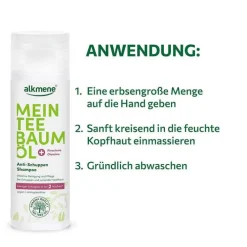 Alkmene Mein Teebaumöl Anti-Schuppen Shampoo, 200 ml> Shampoos|Haarausfall & Schuppen