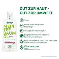 Alkmene Mein Teebaumöl antibakterielle Mundspülung, 500 ml