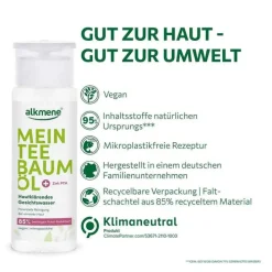 Alkmene Mein Teebaumöl Gesichtswasser, 150 ml> Reinigung