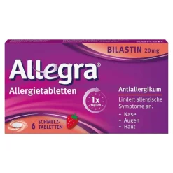 Allegra Allergietabletten 20 mg Schmelztabletten, 6 St