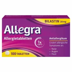 Allegra Allergietabletten 20 mg Tabletten, 100 St> Bilastin|Allergie Tabletten