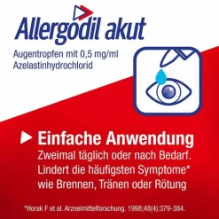 Allergodil akut Augentropfen mit Azelastin, 6 ml