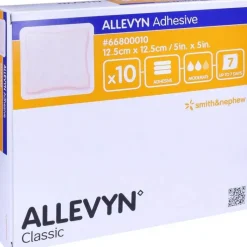 Allevyn Adhesive 12,5x12,5 cm haftende Wundauflage, 10 St