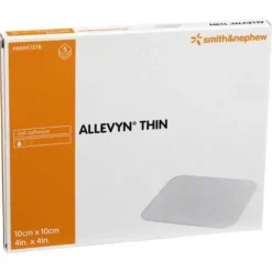 Allevyn Thin 10x10 cm dünne Wundauflage, 5 St> Wundverband|Sterile Kompressen