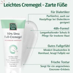 Allgäuer Latschenkiefer 10% Urea Fuß Cremegel, 100 ml><noscript><img width=