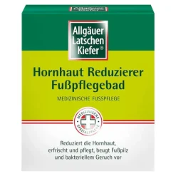 Allgäuer Latschenkiefer Hornhaut Reduzierer Fußpflegebad, 10X10 g