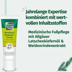Allgäuer Latschenkiefer Hornhaut Reduziercreme extra stark, 30 ml