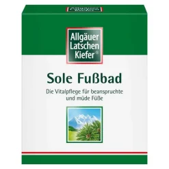 Allgäuer Latschenkiefer Sole Fußbad, 10X10 g> Fußbad