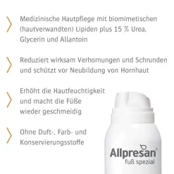 Allpresan Fuß spezial Original Schaum-Creme Hornhaut und Schrunden Nr.4, 125 ml