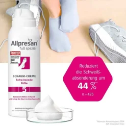 Allpresan Fuß spezial schwitzende Füße Nr.5, 125 ml><noscript><img width=