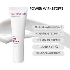 Santaverde Aloe Vera Augencreme ohne Duft, 10 ml><noscript><img width=