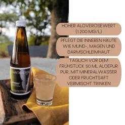aloepur 100% reiner Aloe Vera Saft, 330 ml