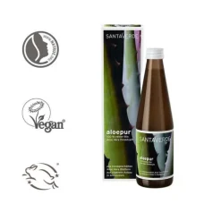 aloepur 100% reiner Aloe Vera Saft, 330 ml