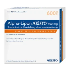 Alpha Lipon Aristo 600 mg Konzentrat zur Herstellung einer Infusionslösung, 10X24 ml